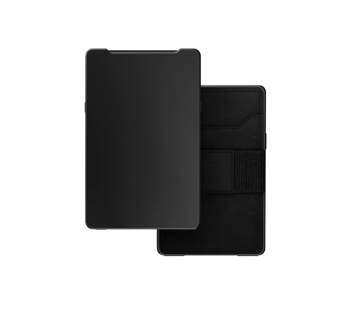Groove Wallet Midnight Black/Black Leather
